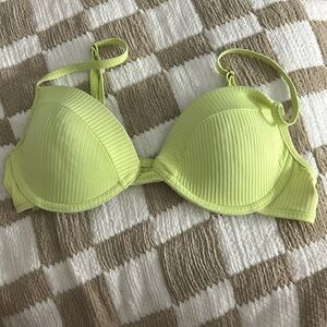 neon yellow swimsuit top